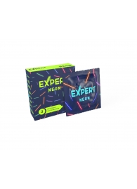Светящиеся в темноте презервативы Expert Neon - 3 шт. - Expert - купить с доставкой в Таганроге