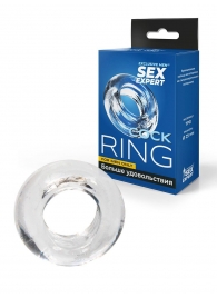 Прозрачное эрекционное кольцо-бублик - Sex Expert - в Таганроге купить с доставкой