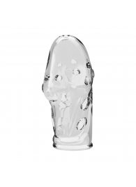 Прозрачная насадка на пенис Booker - 8 см. - Baile - в Таганроге купить с доставкой