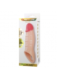 Телесная удлиняющая насадка на пенис Darnel - Baile - в Таганроге купить с доставкой