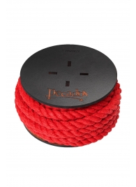 Красная веревка для шибари на катушке - 5 м. - Pecado - купить с доставкой в Таганроге