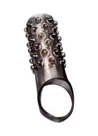 Дымчатая насадка на пенис с выпуклостями - 12 см. - Sex Expert - в Таганроге купить с доставкой