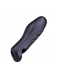 Сливовая силиконовая насадка на пенис с подхватом Manwan Ryzer - Manwan - в Таганроге купить с доставкой