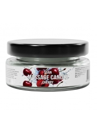 Массажная свеча «Спелая вишня» - 50 мл. - SGAN - купить с доставкой в Таганроге