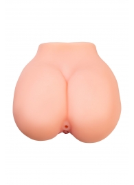 Реалистичный мастурбатор в форме попки с 2 любовными входами - No Name - в Таганроге купить с доставкой