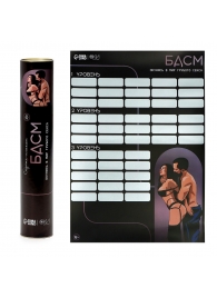 Плакат для двоих со скретч-слоем «БДСМ» - Сима-Ленд - купить с доставкой в Таганроге