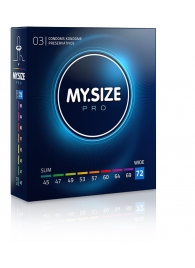 Презервативы MY.SIZE размер 72 - 3 шт. - My.Size - купить с доставкой в Таганроге