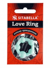 Цветное эрекционное кольцо с 5 бусинами Love Ring - Sitabella - в Таганроге купить с доставкой