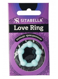 Цветное эрекционное кольцо Love Ring с бусинами - Sitabella - в Таганроге купить с доставкой