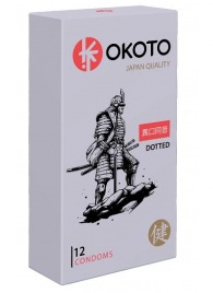 Точечные презервативы OKOTO Dotted - 12 шт. - Sitabella - купить с доставкой в Таганроге