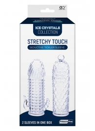 Набор из 2 прозрачных насадок на член Seductive Tickler Sleeves Set - NMC - в Таганроге купить с доставкой