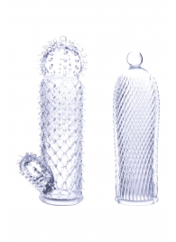 Набор из 2 прозрачных насадок на член Seductive Tickler Sleeves - NMC - в Таганроге купить с доставкой