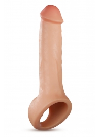 Телесная насадка-удлинитель Thrive 8.75 Inch Realistic Penis Extender Sleeve - 22,2 см. - Blush Novelties - в Таганроге купить с доставкой