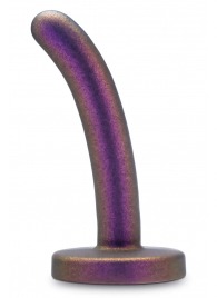 Фиолетовая насадка с гладкой поверхностью Surrender 4.75 Inch Beginner Pegging Dildo - 12 см. - Blush Novelties - купить с доставкой в Таганроге