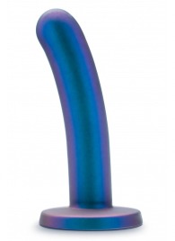 Синяя насадка с гладкой поверхностью Surrender 5.75 Inch Intermediate Pegging Dildo - 14,6 см. - Blush Novelties - купить с доставкой в Таганроге
