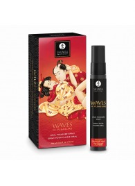 Оральный спрей Waves of Pleasure с ароматом клубники и шампанского - 20 мл. - Shunga - купить с доставкой в Таганроге