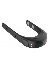 Черное эрекционное виброкольцо на ремешках - Boys of Toys - в Таганроге купить с доставкой