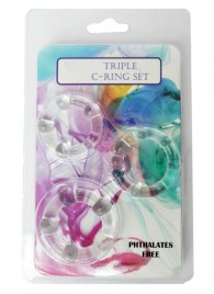 Набор из 3 эрекционных прозрачных колец - Boys of Toys - в Таганроге купить с доставкой