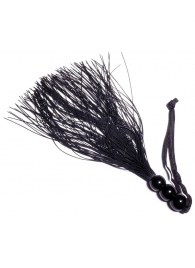 Черная силиконовая плетка - 25,4 см. - Boys of Toys - купить с доставкой в Таганроге