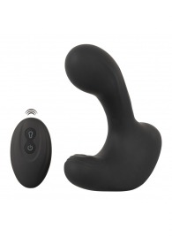 Черная анальная вибропробка с функцией расширения RC Butt Plug with 3 functions - Orion - в Таганроге купить с доставкой