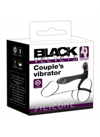 Черная насадка на член с вибрацией Couple’s Vibrator - Orion - в Таганроге купить с доставкой