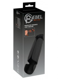 Черный вибромастурбатор с трехточечной стимуляцией Penis Trainer with 3 Point Stimulation - Orion - в Таганроге купить с доставкой