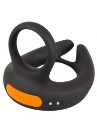 Черный вибростимулятор мошонки RC Scrotum Stimulator with Vibration - Orion - в Таганроге купить с доставкой