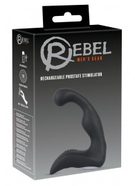 Черный перезаряжаемый стимулятор простаты с вибрацией - 14,6 см. - Orion - в Таганроге купить с доставкой