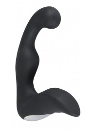 Черный перезаряжаемый стимулятор простаты с вибрацией - 14,6 см. - Orion - в Таганроге купить с доставкой