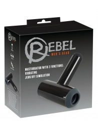 Черный мастурбатор с удобной ручкой Masturbator with 2 Functions - Orion - в Таганроге купить с доставкой