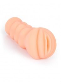 Телесный мастурбатор-вагина с эрекционными кольцами в комплекте - Sexy Girl - в Таганроге купить с доставкой