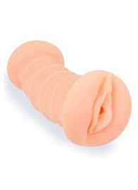 Телесный двусторонний мастурбатор с вибропулей и эрекционными кольцами в комплекте - Sexy Girl - в Таганроге купить с доставкой