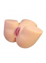 Телесный мастурбатор Liora с 2 любовными тоннелями - Baile - в Таганроге купить с доставкой