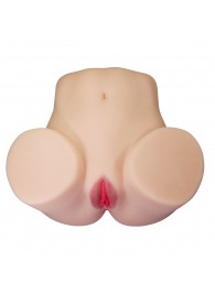 Телесный мастурбатор Julia с 2 любовными каналами - Baile - в Таганроге купить с доставкой