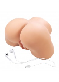 Телесный мастурбатор Olivia с 2 любовными отверстиями - Baile - в Таганроге купить с доставкой