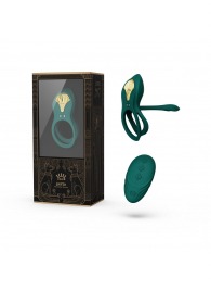 Зеленое эрекционное виброкольцо Bayek с пультом ДУ - Zalo - в Таганроге купить с доставкой