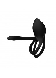 Черное эрекционное виброкольцо Bayek с пультом ДУ - Zalo - в Таганроге купить с доставкой