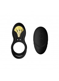 Черное эрекционное виброкольцо Bayek с пультом ДУ - Zalo - в Таганроге купить с доставкой