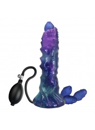 Фиолетовый яйцеродящий фаллоимитатор Duskwalker Sentinal на присоске - 22,4 см. - Baile - купить с доставкой в Таганроге