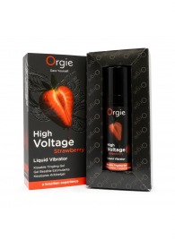 Жидкий вибратор Orgie High Voltage Strawberry - 15 мл. - ORGIE - купить с доставкой в Таганроге