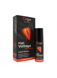 Жидкий вибратор Orgie High Voltage Strawberry - 15 мл. - ORGIE - купить с доставкой в Таганроге