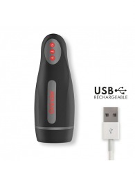 Черный автоматический мастурбатор с управлением через приложение - Oninder - в Таганроге купить с доставкой