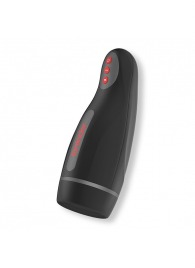 Черный автоматический мастурбатор с управлением через приложение - Oninder - в Таганроге купить с доставкой