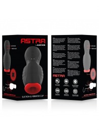 Черно-красный мастурбатор с вибрацией и всасыванием - JAMYJOB - в Таганроге купить с доставкой