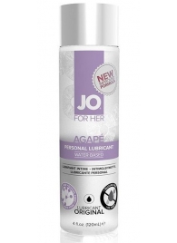 Женский лубрикант на водной основе JO AGAPE LUBRICANT ORIGINAL - 120 мл. - System JO - купить с доставкой в Таганроге