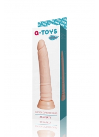 Телесный фаллоимитатор A-toys с присоской - 22 см. - A-toys купить с доставкой в интернет-магазине Orgasmix в Таганроге Телесный фаллоимитатор A-toys с присоской - 22 см. - A-toys