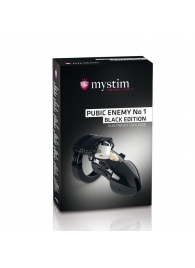 Пояс верности с электростимуляцией Mystim Pubic Enemy No1 Black Edition - MyStim - купить с доставкой в Таганроге