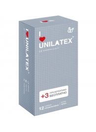 Презервативы с точками Unilatex Dotted - 12 шт. + 3 шт. в подарок - Unilatex - купить с доставкой в Таганроге