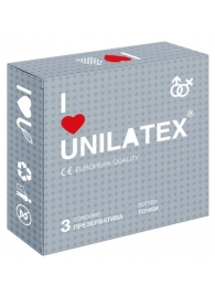 Презервативы с точками Unilatex Dotted - 3 шт. - Unilatex - купить с доставкой в Таганроге