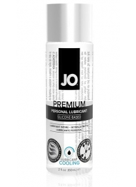 Охлаждающий лубрикант на силиконовой основе JO Personal Premium Lubricant Cooling - 60 мл. - System JO - купить с доставкой в Таганроге